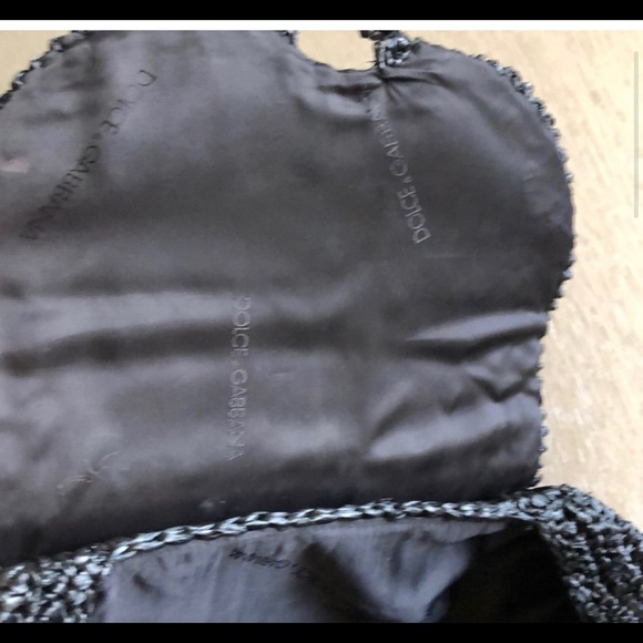 Dolce & Gabbana Raffia black handbag! - Picture 6 of 12